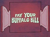 Pay Your Buffalo Bill Picture Into Cartoon